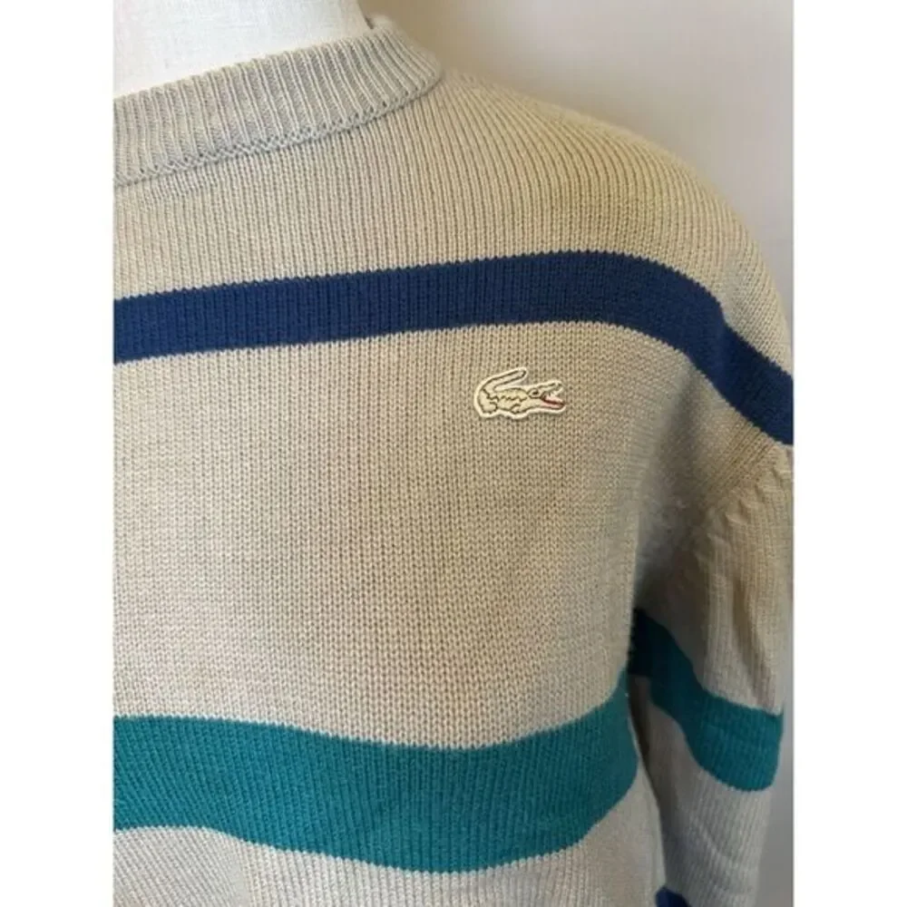 Vintage Lacoste Izod Crew Neck‎ Sweater Youth XL Fit Womens Small